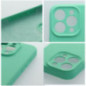 Apple iPhone 15 Pro Case Silicone 2mm Mint Apple iPhone 15 Pro Case Silicone 2mm Mint
