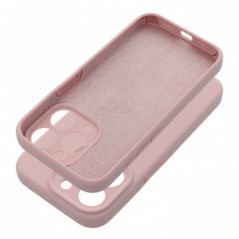 Apple iPhone 15 Pro Max Case Silicone 2mm Sand pink