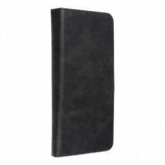 XIAOMI Redmi 12 Univerzálne puzdro, Wallet Cases COMMON book Elegant, Soft lining inside  Black