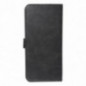 XIAOMI Redmi 12 Univerzálne puzdro, Wallet Cases COMMON book Elegant, Soft lining inside  Black