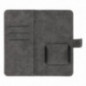 XIAOMI Redmi 12 Univerzálne puzdro, Wallet Cases COMMON book Elegant, Soft lining inside  Black