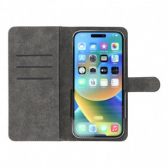 XIAOMI Redmi 12 Univerzálne puzdro, Wallet Cases COMMON book Elegant, Soft lining inside  Black