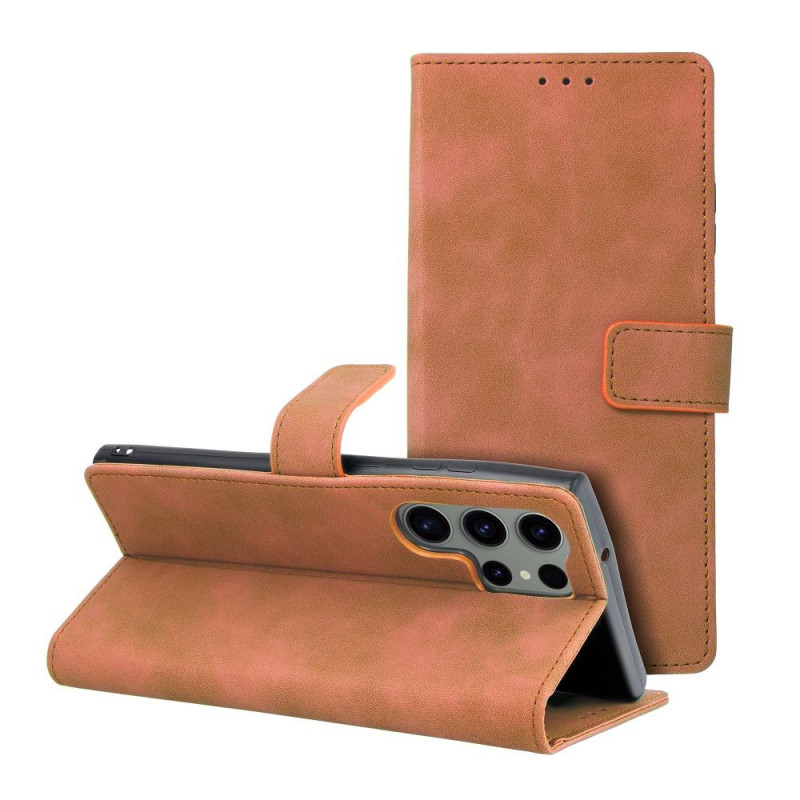 Samsung Galaxy S23 Ultra 5G Wallet Cases TENDER Book Brown