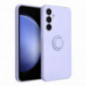 Samsung Galaxy S23 FE Case Silicone ring Violet