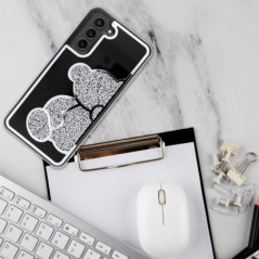 Samsung Galaxy A52s 5G Case Teddy bear Silver