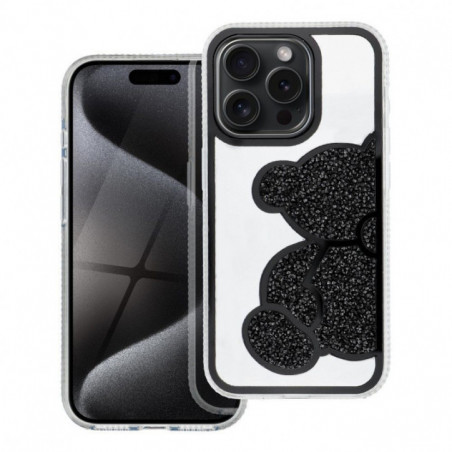 Apple iPhone 15 Pro Max Case Teddy bear Black