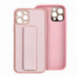 Samsung Galaxy S24 FE Case LEATHER Case Kickstand Pink