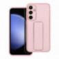 Samsung Galaxy S24 FE Case LEATHER Case Kickstand Pink