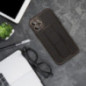 Samsung Galaxy S24 FE Case LEATHER Case Kickstand Black