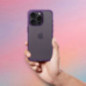 Apple iPhone 15 Pro Case Matrix Clear Light violet