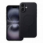 Apple iPhone 16 Plus Case Silicone Mag Cover MagSAFE  Black