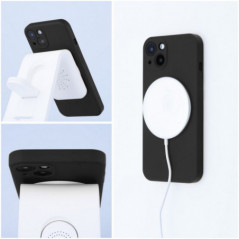 Apple iPhone 16 Pro Max Case Silicone Mag Cover MagSAFE  Black