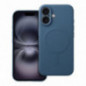 Apple iPhone 16 Case Silicone Mag Cover MagSAFE  Blue