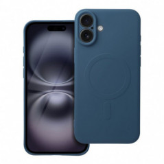 Apple iPhone 16 Plus Case Silicone Mag Cover MagSAFE  Blue