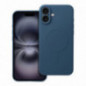 Apple iPhone 16 Plus Case Silicone Mag Cover MagSAFE  Blue