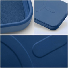 Apple iPhone 16 Plus Case Silicone Mag Cover MagSAFE  Blue