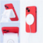 Apple iPhone 16 Case Silicone Mag Cover MagSAFE  Red