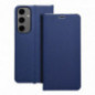 Samsung Galaxy S24 FE Wallet Cases LUNA Book Carbon Carbon Fibre, Elegant  Blue