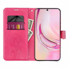 Samsung Galaxy S24 FE Wallet Cases MEZZO Book Magenta