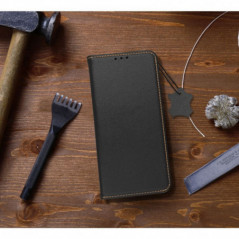 Samsung Galaxy S24 FE Wallet Cases Leather Elegant  Black