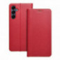 Samsung Galaxy A16 Wallet Cases LUNA Book Gold Elegant  Red