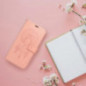 Samsung Galaxy A16 Wallet Cases MEZZO Book Peach fuzz