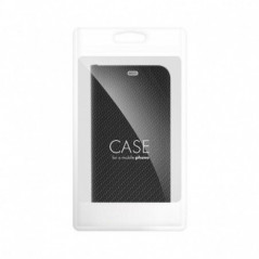 Apple iPhone 16 Wallet Cases LUNA Book Carbon Carbon Fibre, Elegant  Black