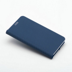 Apple iPhone 16 Wallet Cases LUNA Book Carbon Carbon Fibre, Elegant  Blue