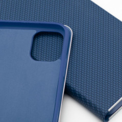 Apple iPhone 16 Wallet Cases LUNA Book Carbon Carbon Fibre, Elegant  Blue