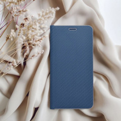 Apple iPhone 16 Wallet Cases LUNA Book Carbon Carbon Fibre, Elegant  Blue
