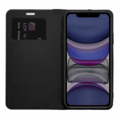 Apple iPhone 16 Pro Max Wallet Cases LUNA Book Carbon Carbon Fibre, Elegant  Black