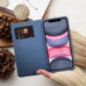Apple iPhone 16 Pro Max Wallet Cases LUNA Book Carbon Carbon Fibre, Elegant  Blue