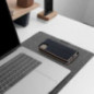 Apple iPhone 16 Wallet Cases LUNA Book Gold Elegant  Black