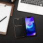 Apple iPhone 16 Wallet Cases LUNA Book Gold Elegant  Black
