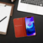 Apple iPhone 16 Pro Max Wallet Cases LUNA Book Gold Elegant  Red