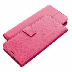 Apple iPhone 16 Plus Wallet Cases MEZZO Book Mandala  Magenta