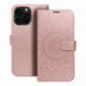 Apple iPhone 16 Pro Max Wallet Cases MEZZO Book Mandala  Rose gold