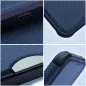 Apple iPhone 16 Pro Max Wallet Cases Razor Book Carbon Fibre, Carbon pattern Blue Apple iPhone 16 Pro Max Wallet Cases Razor Book Carbon Fibre, Carbon pattern Blue