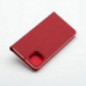 Apple iPhone 16 Wallet Cases LUNA Book Carbon Carbon Fibre, Elegant  Red