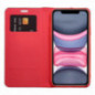 Apple iPhone 16 Wallet Cases LUNA Book Carbon Carbon Fibre, Elegant  Red