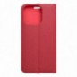Apple iPhone 16 Pro Wallet Cases LUNA Book Carbon Carbon Fibre, Elegant  Red