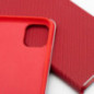 Apple iPhone 16 Plus Wallet Cases LUNA Book Carbon Carbon Fibre, Elegant  Red