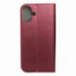 Apple iPhone 16 Plus Wallet Cases Smart Magneto book Burgundy