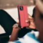 Apple iPhone 16 Wallet case Fancy Book Red / Navy