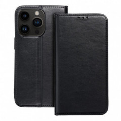 Apple iPhone 16 Plus Wallet Cases Smart Magneto book Black