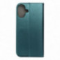 Apple iPhone 16 Plus Wallet Cases Smart Magneto book Dark green