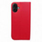 Apple iPhone 16 Plus Wallet Cases Smart Case Book Red