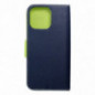 Apple iPhone 16 Pro Max Wallet case Fancy Book Navy / Lime
