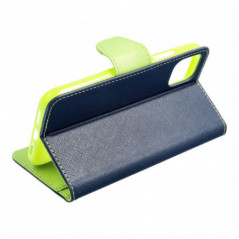 Samsung Galaxy S25 Ultra Wallet case Fancy Book Navy / Lime