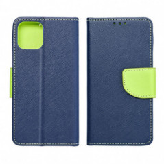 Samsung Galaxy S25 Ultra Wallet case Fancy Book Navy / Lime